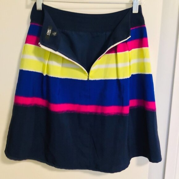 Chic by Jacob Multi Color Striped Skirt Size 2 - Picture 5 of 5